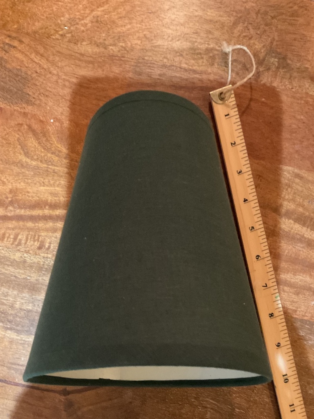 Hunter green lamp shade